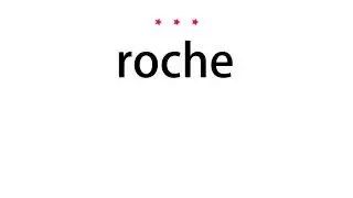 How to pronounce roche - Vocab Today