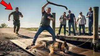 They Tried to Take His River House by Beating His German Shepherd — They Didn’t Know He Was Ready