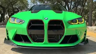 Signal Green M3 CS 543HP turbo 6 cylinder FOR SALE at Elite Motorsports in Austin TX