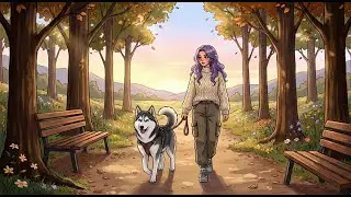 Calm Walk Through Fall 🍁 Lofi Music
