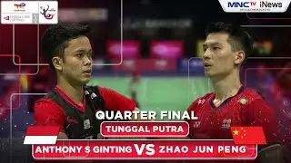 INA Vs CHI - Tunggal Putra : GINTING Vs ZHAO | THOMAS CUP 2022