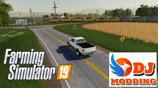 Farming Simulator 19 Red River Valley Map by DJ Modding (In Development) Train