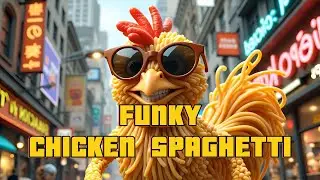 🐔🍝 Вирусная песня Funky Chicken Spaghetti | Гимн для вечеринки в стиле диско-фанк, дети, мамы и п...