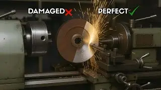From Rust to Shine: Clutch Plate Restoration on a Precision Lathe