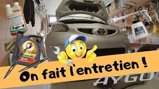Project Aygo Ep 4  - Entretien : vidange, filtres et essuies glace