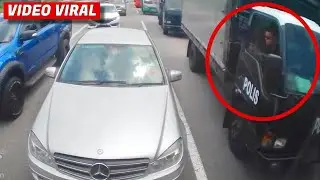 VIDEO Mercedes ikut rapat ambulans , last2 tengok apa jadi
