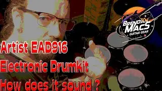 Kit sounds of the Artist EAD916 Electronic Drum Kit - By a Non-Drummer