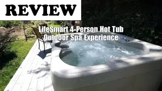 LifeSmart 4-Person Hot Tub Review: Outdoor Spa with Cover & LED Lights 2025
