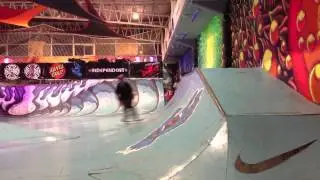 Spiro Razis, backside ollie to tail.