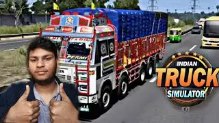 INDIAN TRUCK SIMULATOR GAMEPLAY TRAVEL IS KARNAL TO CHANDIGARH #like  @TechnoGamerzOfficial 