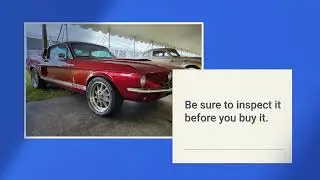 Classic Car Pre-Purchase Inspections