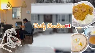Snow Storm 🌨️ | Chicken Plao🍽️ | Parcel unboxing📦