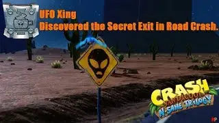 Crash Bandicoot: Warped - UFO Xing  Achievement/Trophy