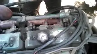 Снимаем форсунки на Volvo FL6 619 TD63 TD63 D6. Видео