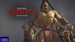 Ps5 - Mortal Kombat X GORO Combo Gameplay(4K 60FPS (No Loading)