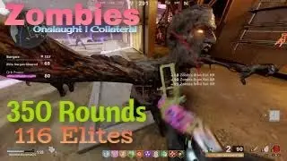 COD Black Ops Cold War | PB - Highest Round Ever! | Zombies | Onslaught | Collateral | 350 Rounds!