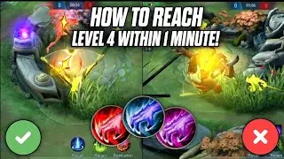 HOW TO REACH LEVEL 4 WITHIN 1 MINUTE? Jungling Series - Episode 1