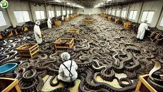 Tragic ! Korean Snake Farm - Korean Farmers Raise Millions of Snakes For? Korea's Largest Snake Farm