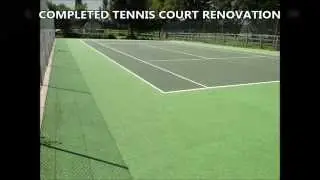 Repairing Cracked Hard Tennis Court Surface Buckinghamshire