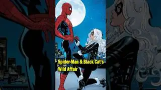 Spider-Man & Black Cat's Wild Affair #shorts #spiderman #blackcat #marvel
