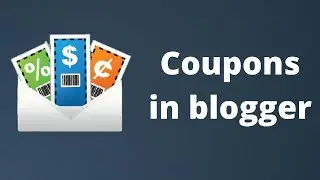 How to Add coupon code in blogger Tamil
