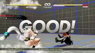 Doa 6 - Shiranui Mai Combo challenges (PS4 PRO)