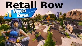 landing at every POI and winning part: Retail Row