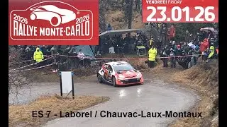 Epingle glissante LABOREL SS7 - Rallye Monte-Carlo 2026