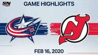 NHL Highlights | Blue Jackets vs Devils &ndash; Feb. 16, 2020