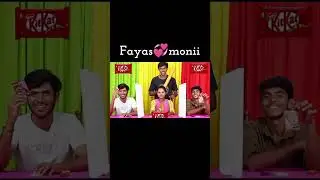 telepathy challenge.. ❤️🤍 #viralshort #love #fayasnisha #fayasmoni #trendingshorts #couple #nrfmvlog