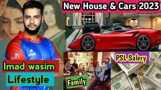 cricketer imad wasim biography lifestyle Cars House Income & PSL career 2023