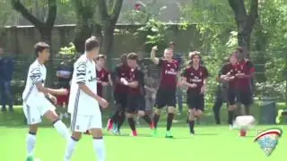 Under 16 AeB - Pokerissimo Milan, Juve travolta: la sintesi del match playoff!