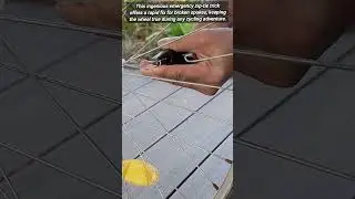 ​Emergency Zip Tie Trick For Fast Bicycle Spoke Repairs