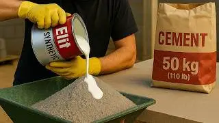 Mix SYNTHETIC ENAMEL with CEMENT and reveal the most powerful secret formula of all time!