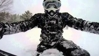 Winter Enduro on KTM 500 EXC - Snow Riding