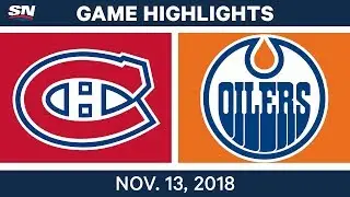 NHL Highlights | Canadiens vs. Oilers &ndash; Nov. 13, 2018