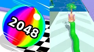 Ball Run 2048 vs Build The Queen Android, iOS Gameplay Mobile Ep191