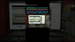 Acer EK240YC 24 Inch IPS Full HD Monitor Unboxing & Review | Cheapest 3 Years Warranty Monitor