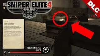 Sniper Elite 4: Obliteration Location All Misc Documents / Documents Divers - Deathstorm 3