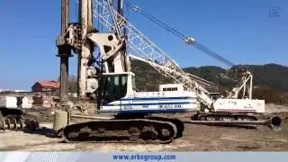 ERKE Group, Soilmec SR-75 & R-618 Piling Rig FUWA QUY-50D Crawler Crane - www.erkegroup.com