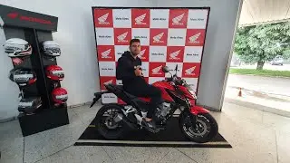 tirando minha cb300f twister da concessionária (motovlog)
