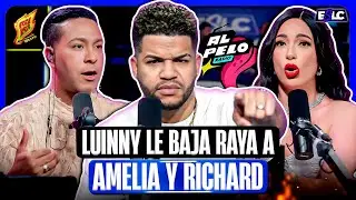 LUINNY BAJA LINEA A AMELIA ALCANTARA Y RICHARD HERNANDEZ POR PLEITO EN AL PELO RADIO