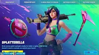 NEW* Splatterella Skin | Fortnite Item Shop August 15th 2020