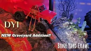 RC Crawlers Meet the Graveyard! DIY Terrain Mod for TRX4M & SCX24