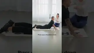 Learn how to align your body in cobra 🖤 #stretches #flexible #stretchitapp
