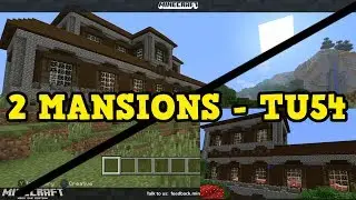 Minecraft Xbox 360 / PS3 TU54 - DOUBLE WOODLAND MANSIONS