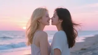 My Husband Was Away, I Lay Naked in the Middle of the Flowers and She Kissed My. | Lesbian Story