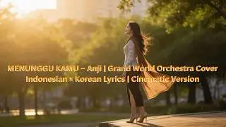 MENUNGGU KAMU &ndash; Anji | Grand World Orchestra Cover | Indonesian &times; Korean Lyrics | Cinematic Version