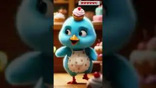 Adorable Blue Chick Dance Animation 🩵✨