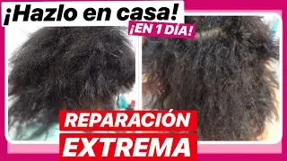 CABELLO DAÑADO, MUY MALTRATADO SE RECUPERA EN 1 DÍA CON KERATINA  [MI TECNICA] 2019 👩🏻‍🦱🧑🏻👩🏻